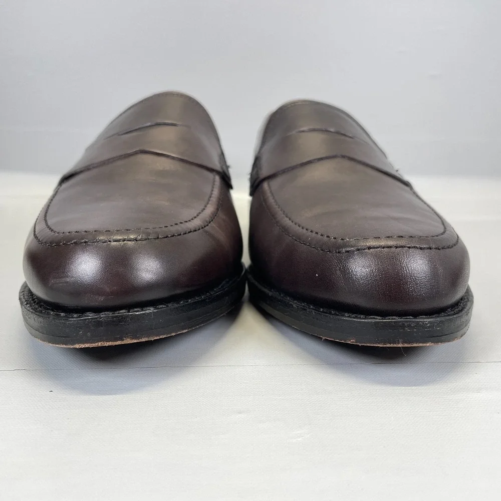 Allen Edmonds Wooster Street Penny Loafers Mens Size 10.5 D Brown Leather Shoes